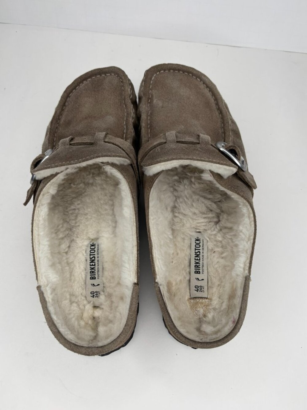 Birkenstock Buckley Shearling Lined Clog – Taupe – EU 40 / US Women’s 9 - Picture 3 of 11